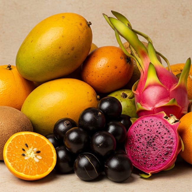 Frutas tropicales y exóticas